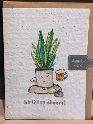 Plantable Card    Birthday Cheers