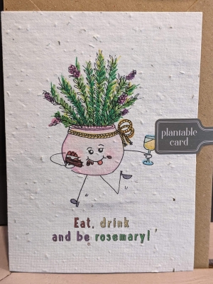 Plantable Card    Eat & Drink