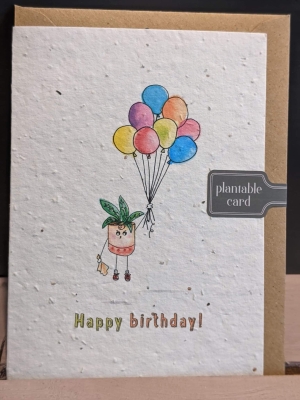 Plantable Card    Happy Birthday