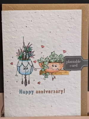 Plantable Card    Happy Anniversary