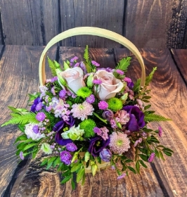 Lilac & Purple Basket