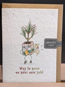 Plantable Card New Job